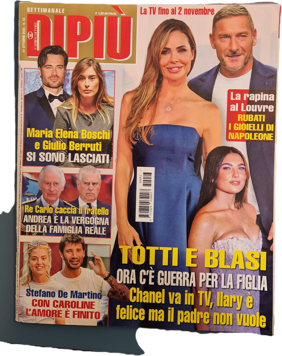 DI PIU' 31 OTTOBRE 2025 - TOTTI E BLASI - DE MARTINO - BERRUTI-BOSCHI