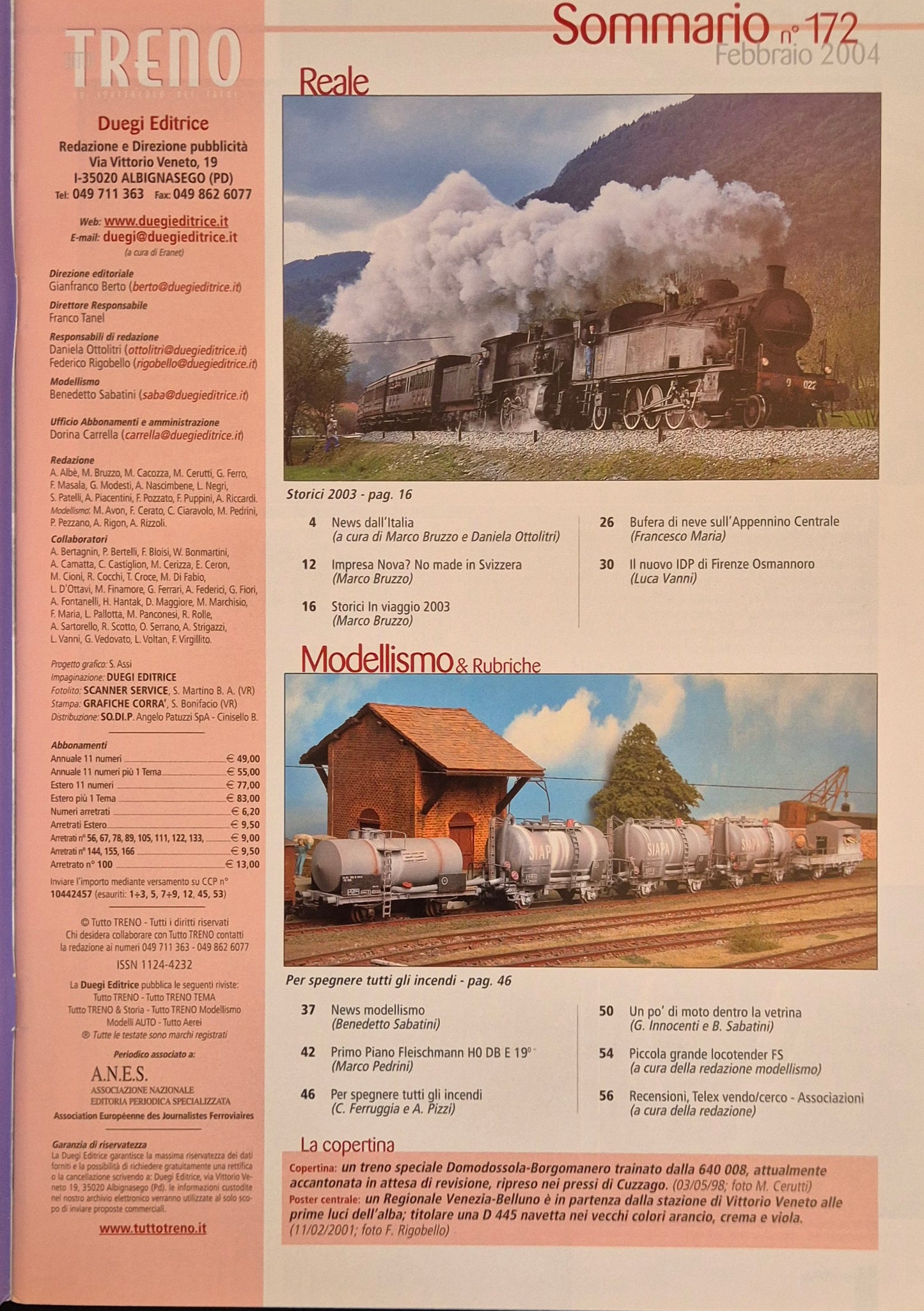 TUTTO TRENO N. 172 - FEBBRAIO 2004