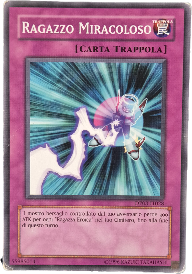 YU-GI-UH -RAGAZZ0 MIRACOLOSO DP03-IT028