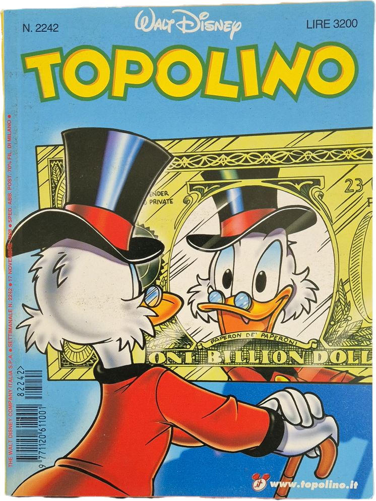 TOPOLINO N. 2242 - 17 NOVEMBRE 1998