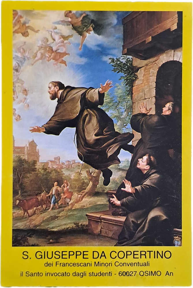 S. GIUSEPPE DA COPERTINO - HOLY CARD