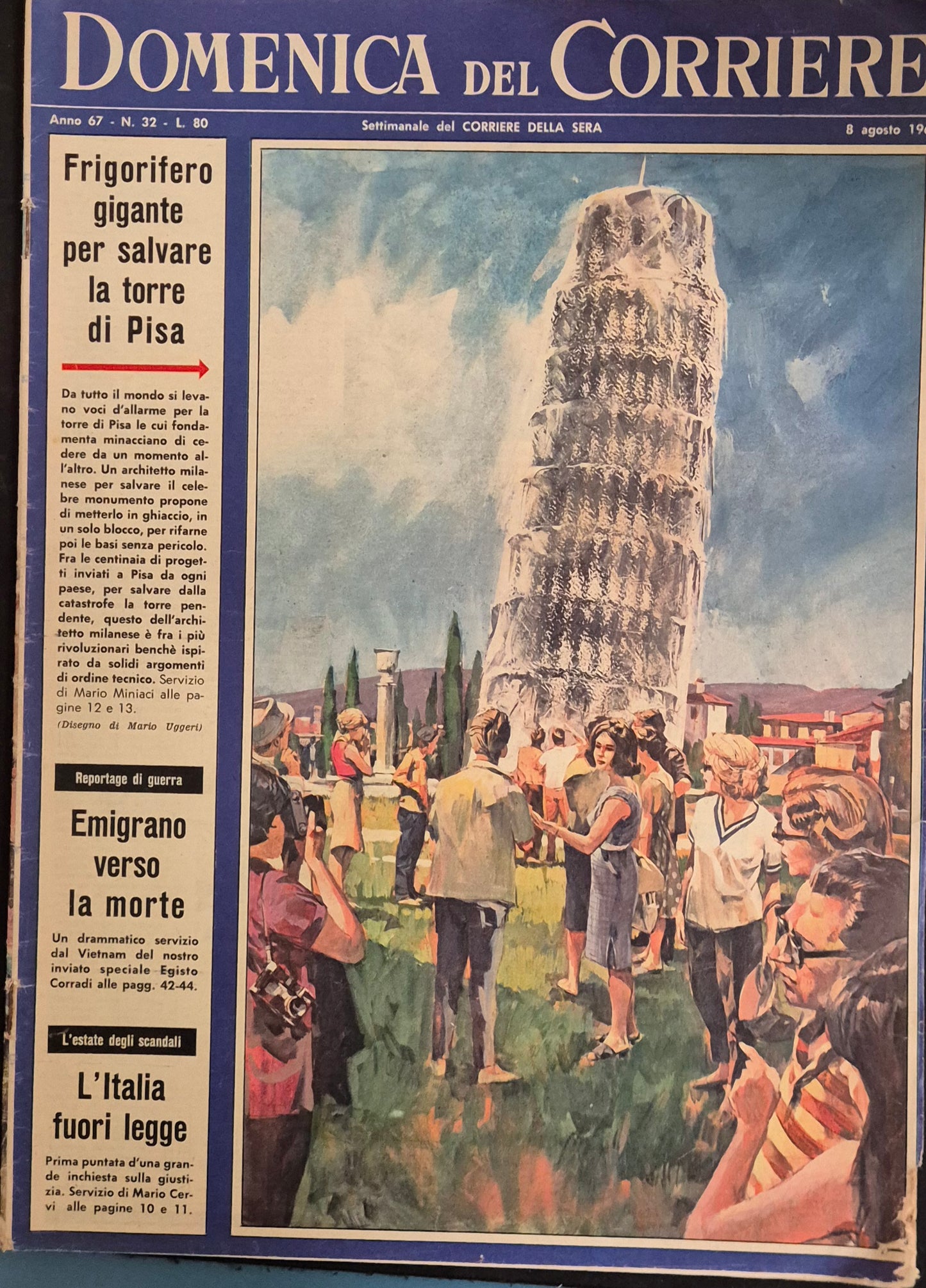 DOMENICA DEL CORRIERE N. 32 - 8 AGOSTO 1965