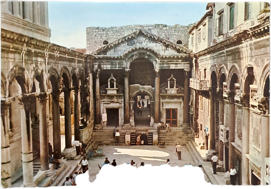 SPLIT/SPALATO - PERISTIL - V1969