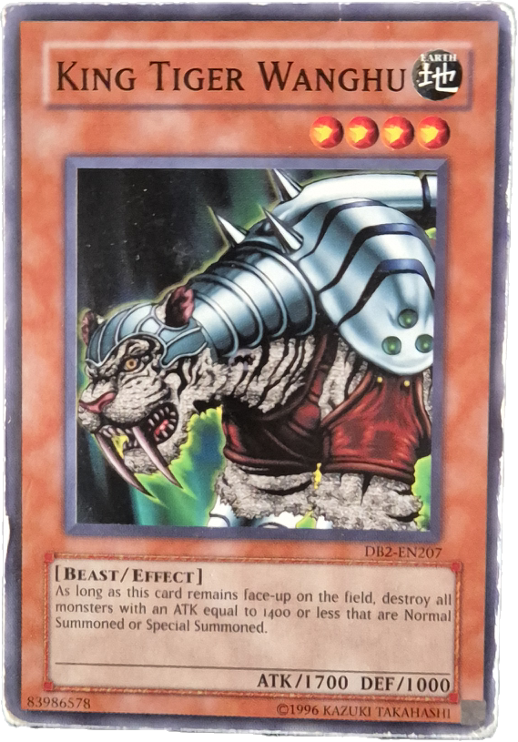 YU-GI-UH - KING TIGER WANGHU DB2-EN207