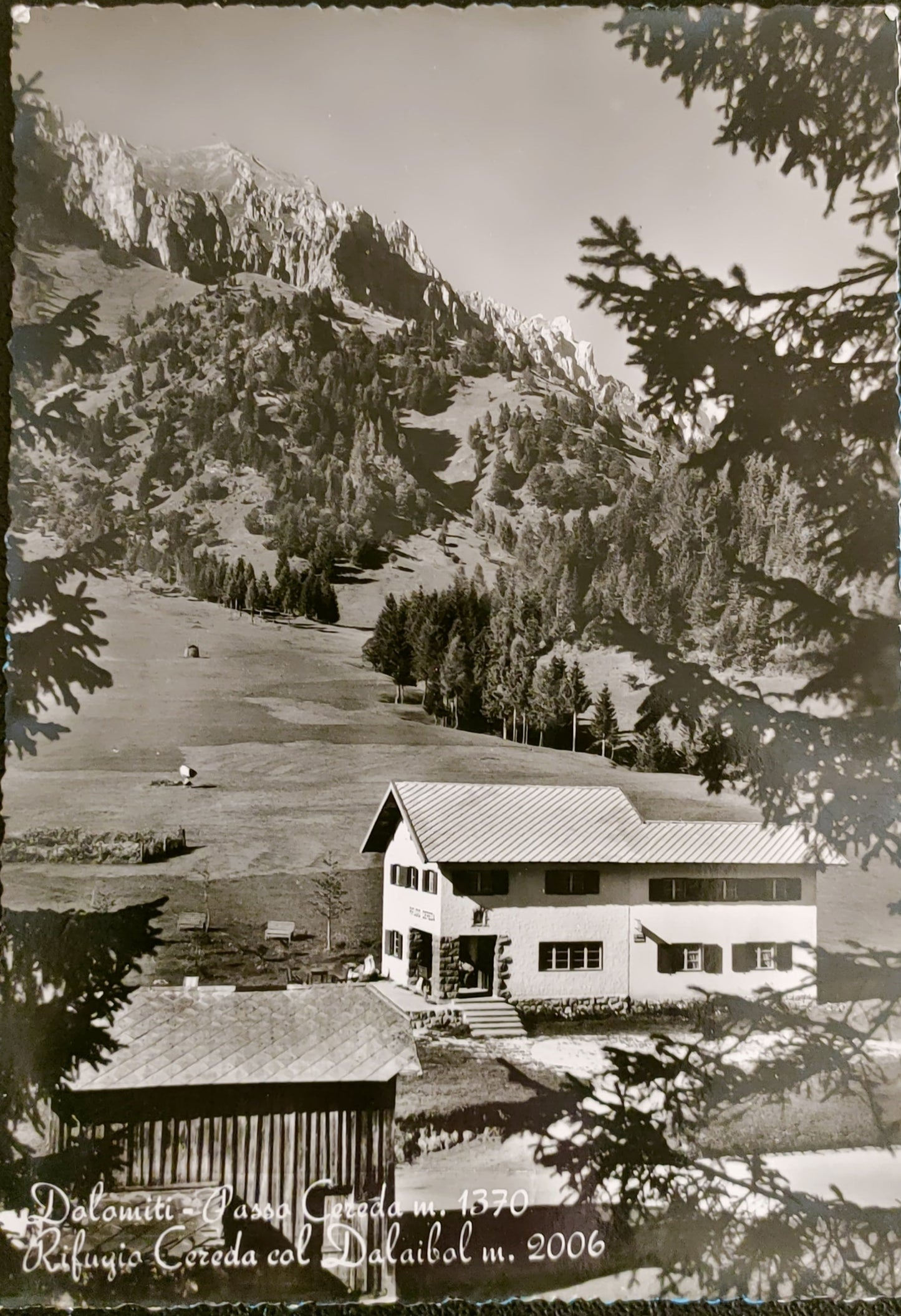 RIFUGIO CEREDA - DOLOMITI PASSO CEREDA - V1958 - FG