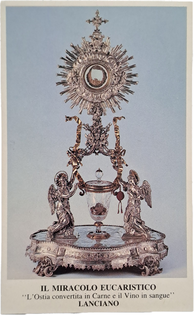 IL MIRACOLO EUCARISTICO -HOLY-CARD