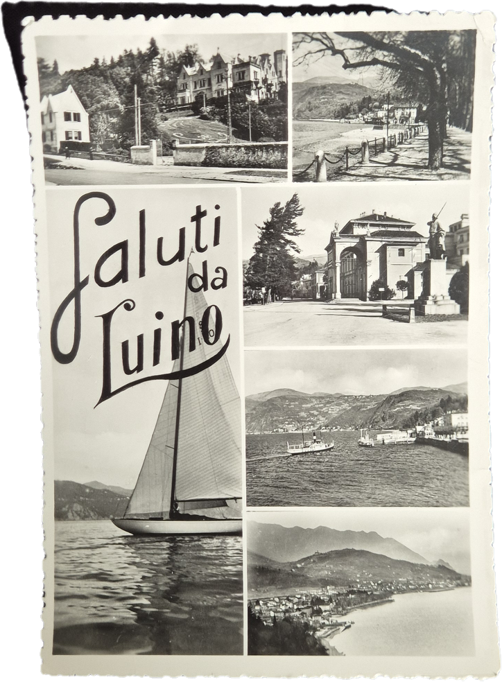 SALUTI DA LUINO - SEI VEDUTE - V1958 - FG