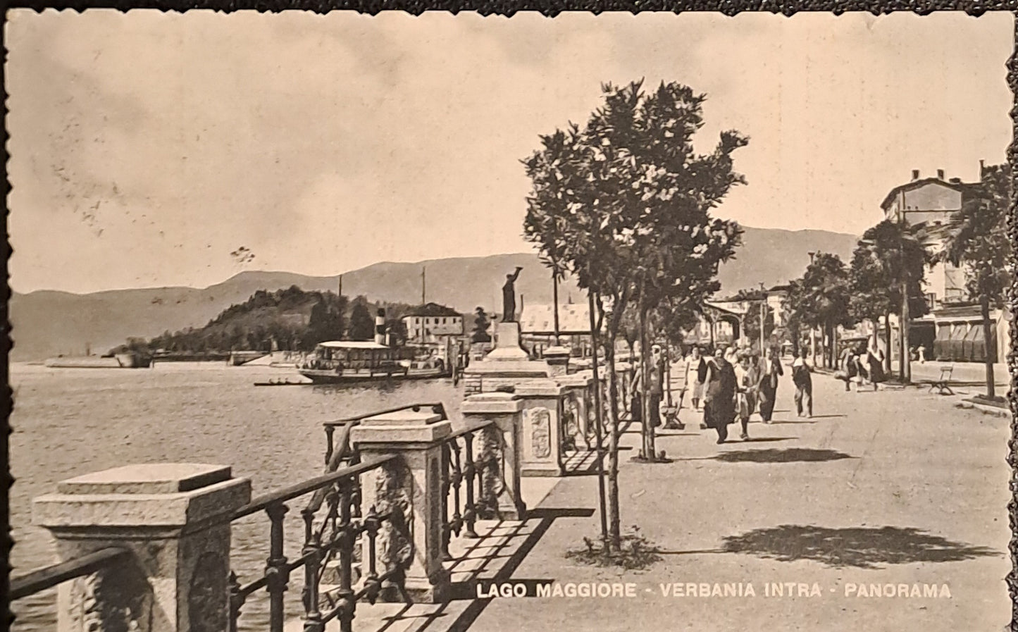 LAGO MAGGIORE - VERBANIA INTRA - PANORAMA - V1952 - FP