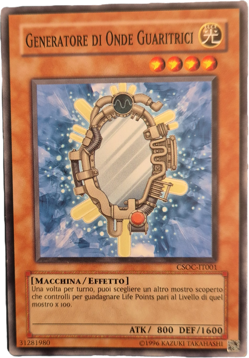 YU-GI-OH - GENERATORE DI ONDE GUARITRICI - CSOC-IT001