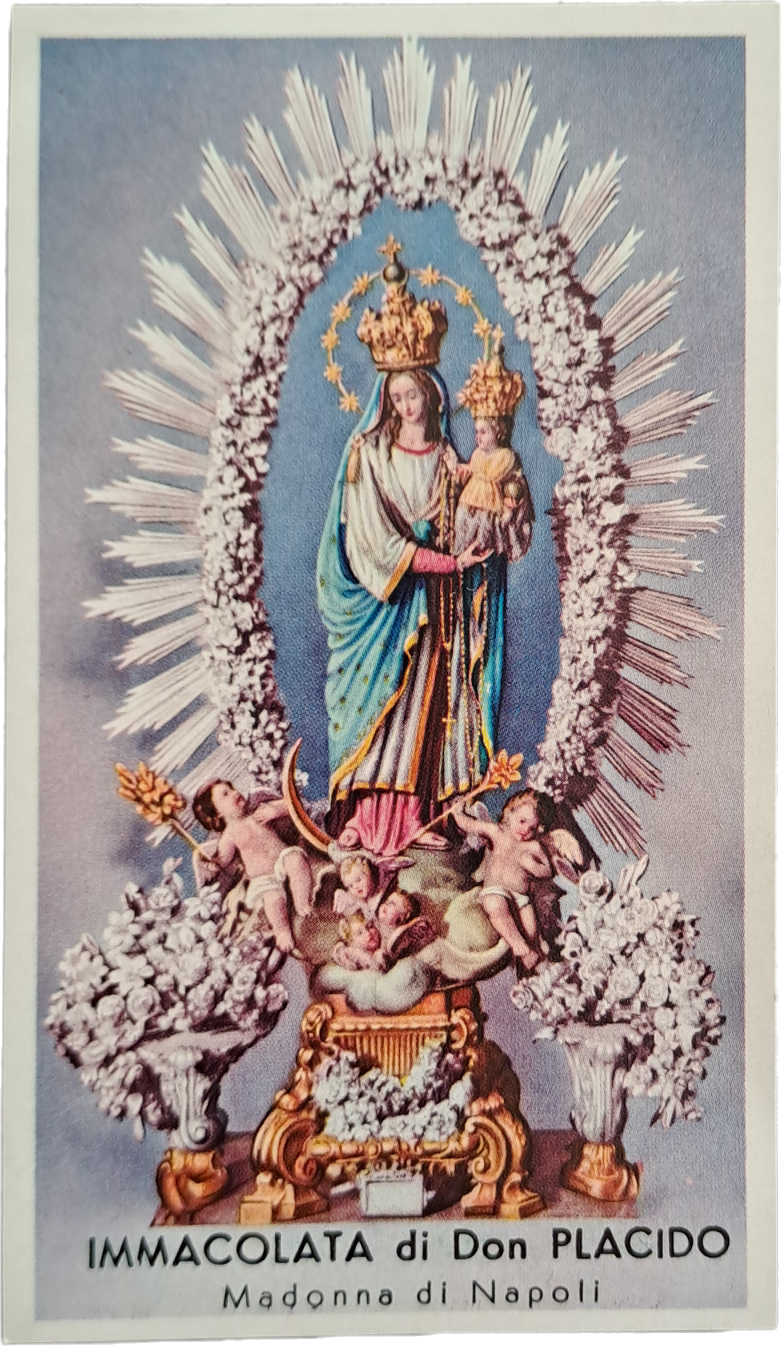 IMACOLATA DI DON PLACIDO - HOLY CARD