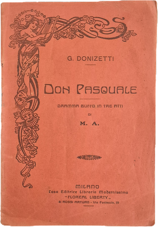 DON PASQUALE - GAETANO DONIZZETTI - LIBRETTO D'OPERA
