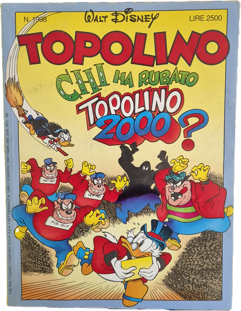 TOPOLINO N. 1998 - 13 MARZO 1994