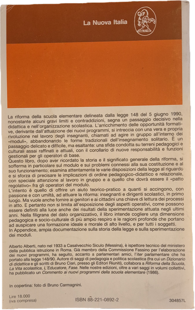 LA RIFORMA DELLA SCUOLA ELEMENTARE - ALBERTO ALBERTI