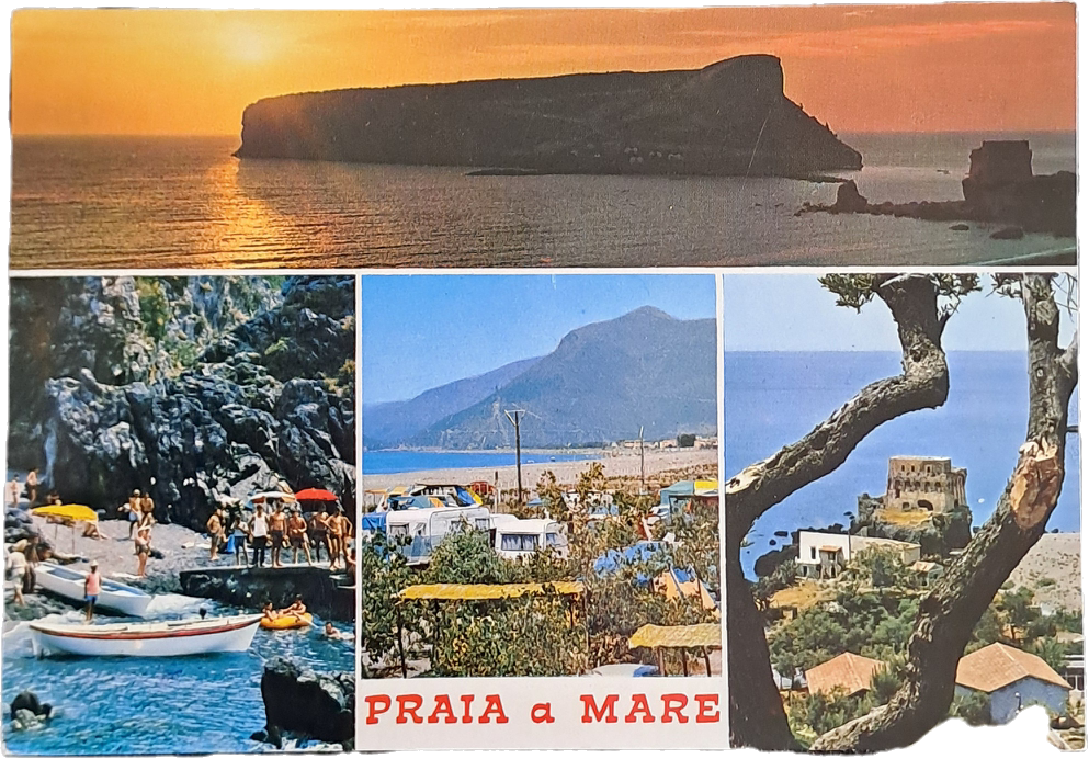 PRAIA A MARE - 4 IMMAGINI - V1969 - FG