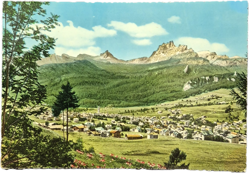 CORTINA - BECCO DI MEZZODI' - V1962 - FG - ACQUARELLATA