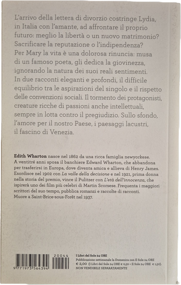 ANIME ATTARDATE-LA TRAGEDIA'DI MUSA - EDITH WHARTON - 2013 - OUTLET DEL LIBRO