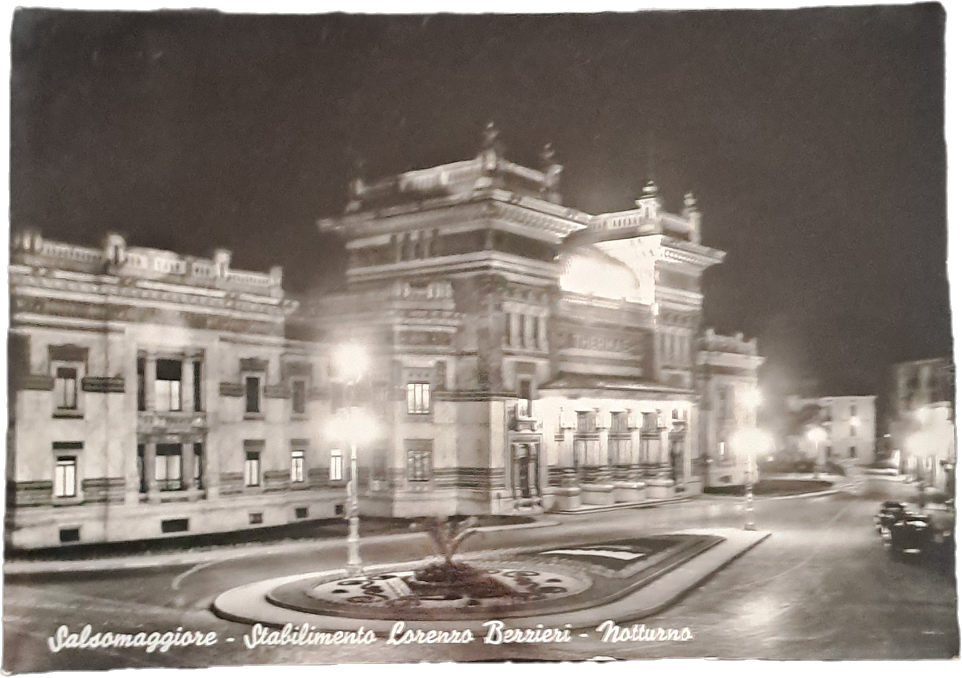 SALSOMAGGIORE - STABILIMENTO LORENZO BERZIERI - NOTTURNO - V1056 - FG