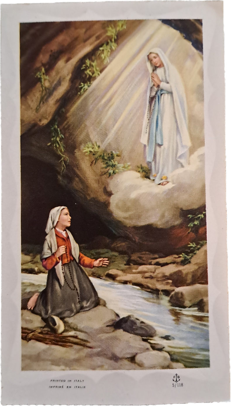 PREGHIERA ALLA VERGINE SANTA (DELL'ABATE PERREYVE) - HOLY-CARD