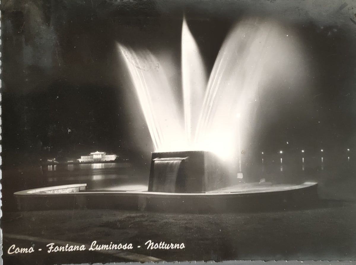 COMO - FONTANA LUMINOSA - V1959 - FG