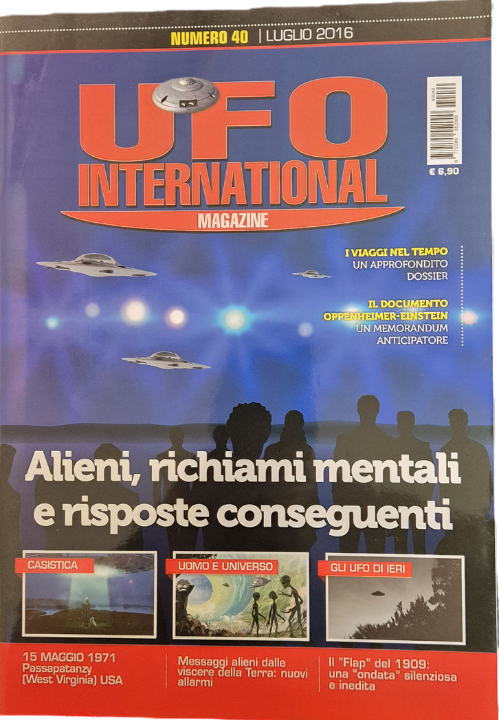 UFO INTERNATIONAL MAGAZINE N. 40 - ALIENI RICHIAMI MENTALI