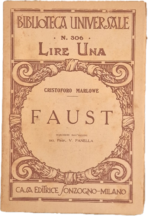 FAUST - CRISTOFORO MARLOWE