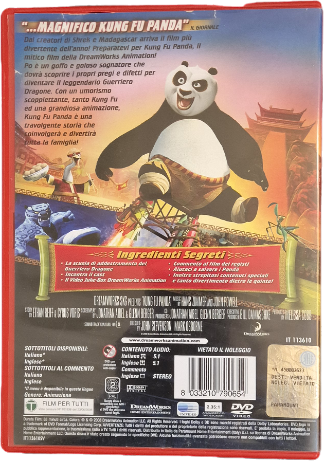 KUNG FU PANDA - DVD