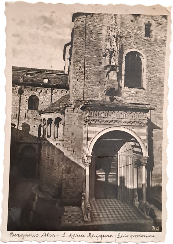 BERGAMO ALTA - S. MARIA MAGGIORE - LATO POSTERIORE - NV - FG