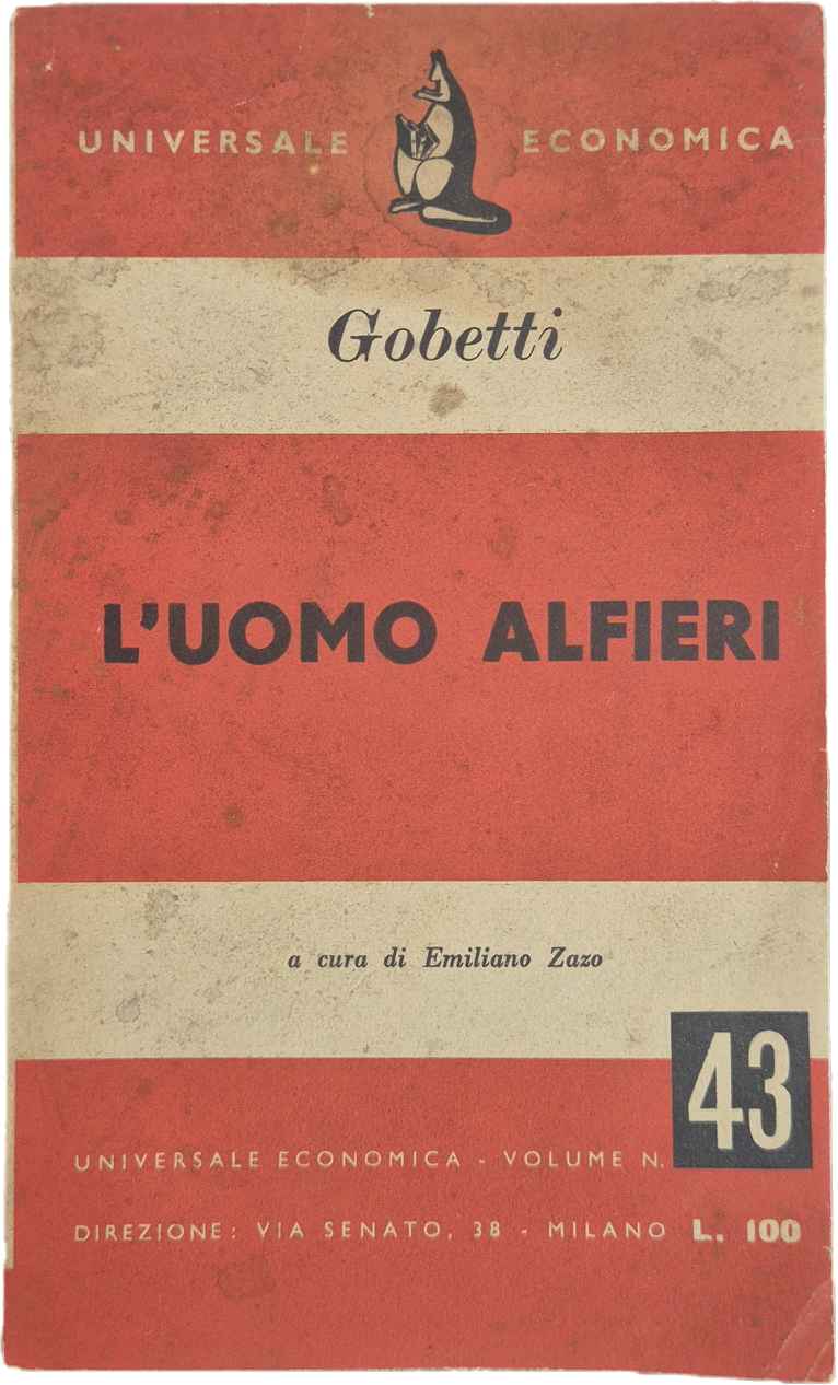 L'UOMO ALFIERI - PIERO GOBETTI - UN. ECONOMICA 1950 - OUTLET DEL LIBRO