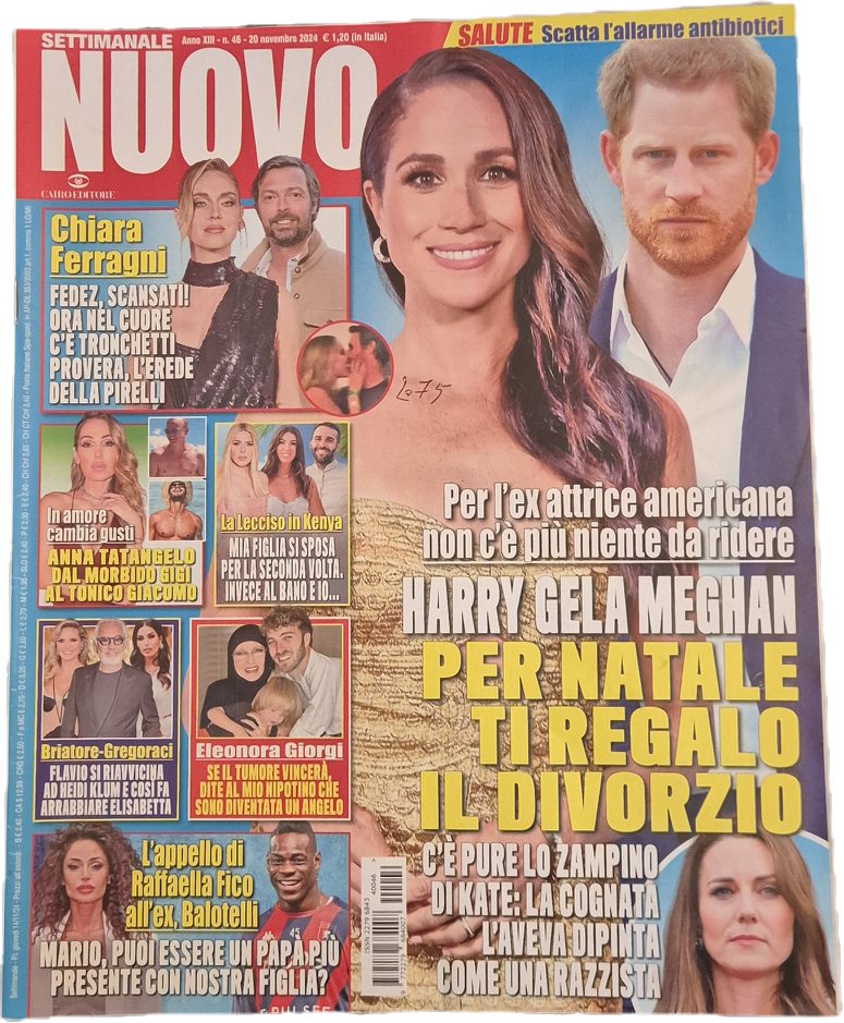 SETTIMANALE NUOVO 20 NOVEMBRE 2024 - FERRAGNI-GIORGI-FICO-TATANGELO - OUTLET DEL LIBRO