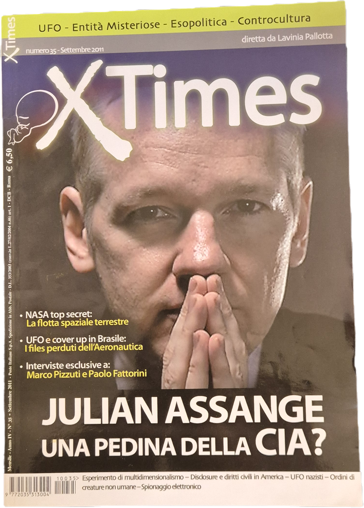 XTIMES N. 35 - SETTEMBRE 2011 - JULIANE ASSANGE UNA PEDINA DELLA CIA?