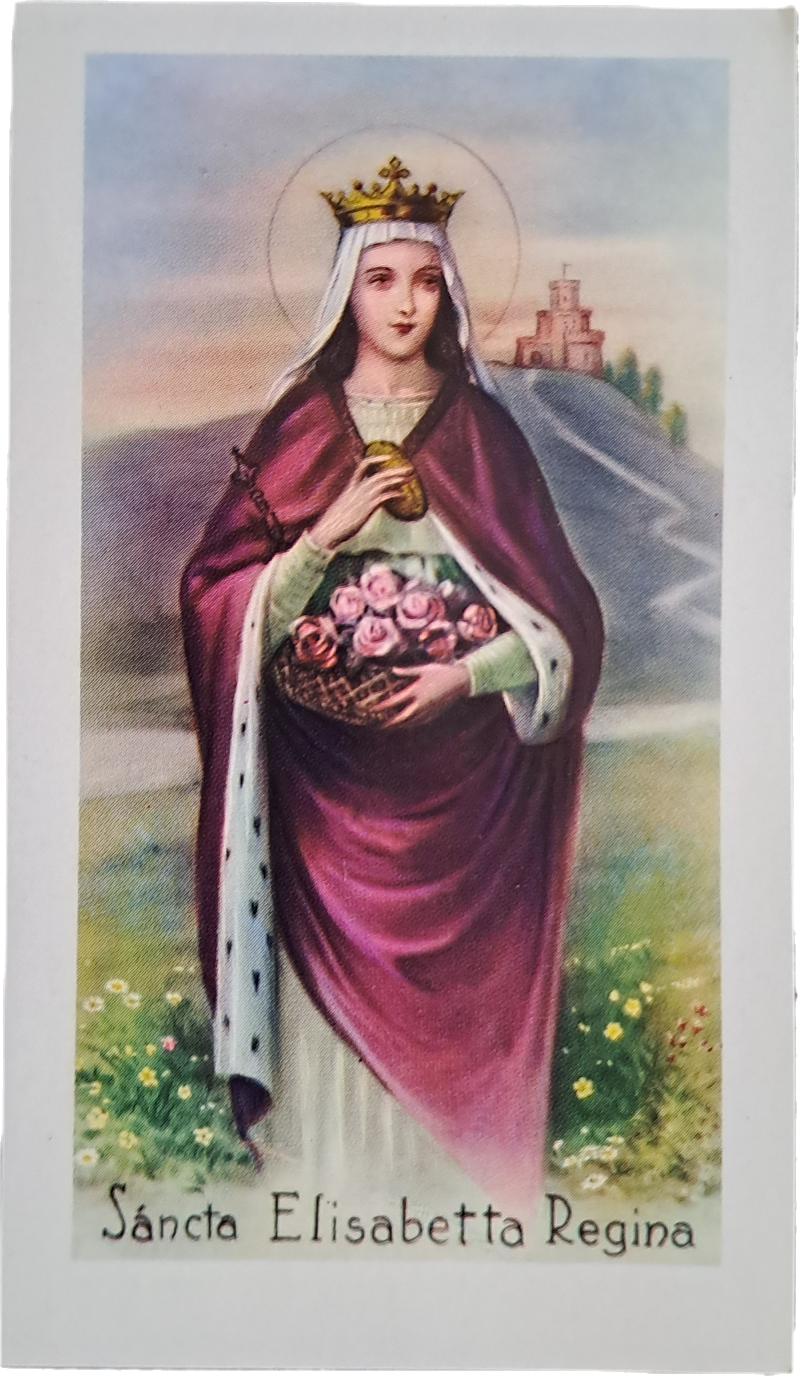 SANTA ELISABETTA REGINA -HOLY CARD