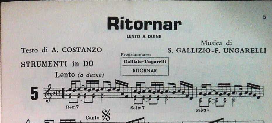CARAVAN CENTER VOL. 5 - 13 BRANI - SPARTIO-SHEET MUSIC