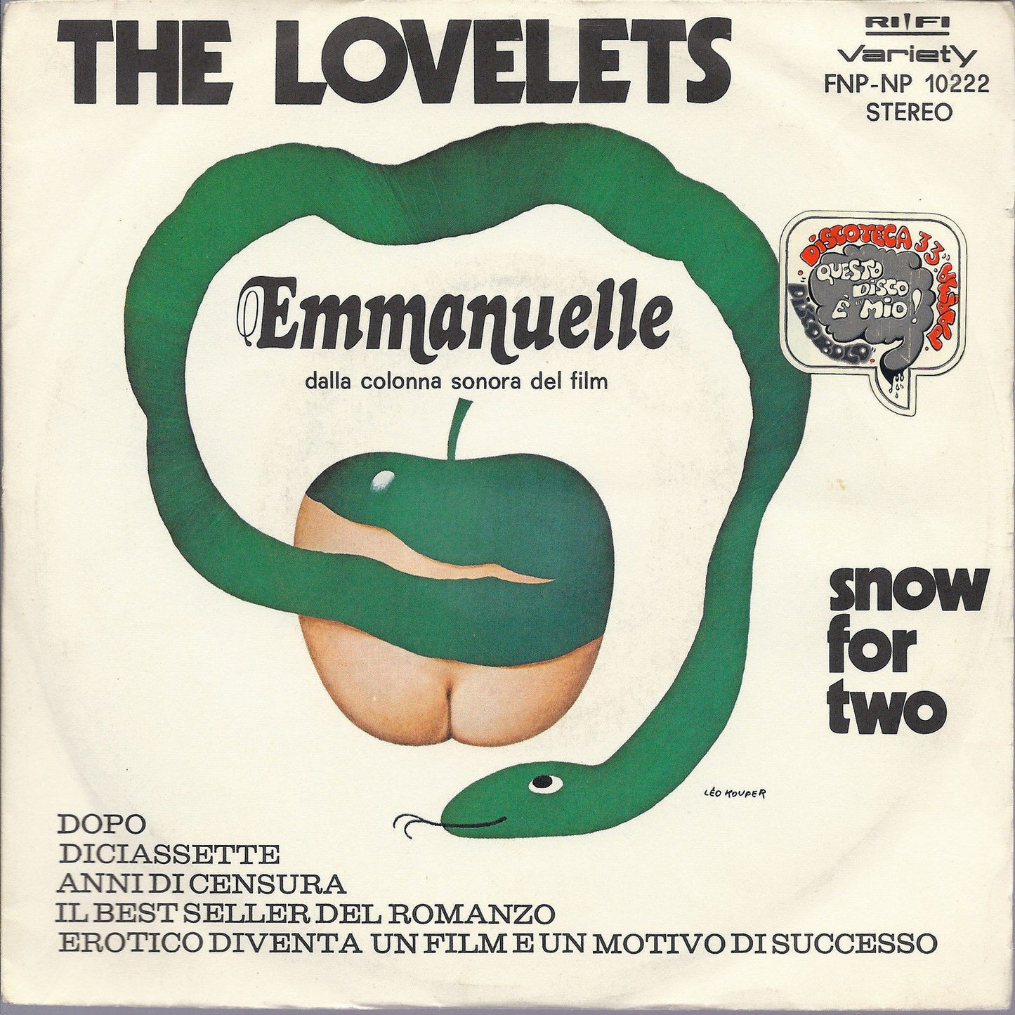 EMMANUELLE - SNOW FOR TWO (dalla colonna sonora di "EMM