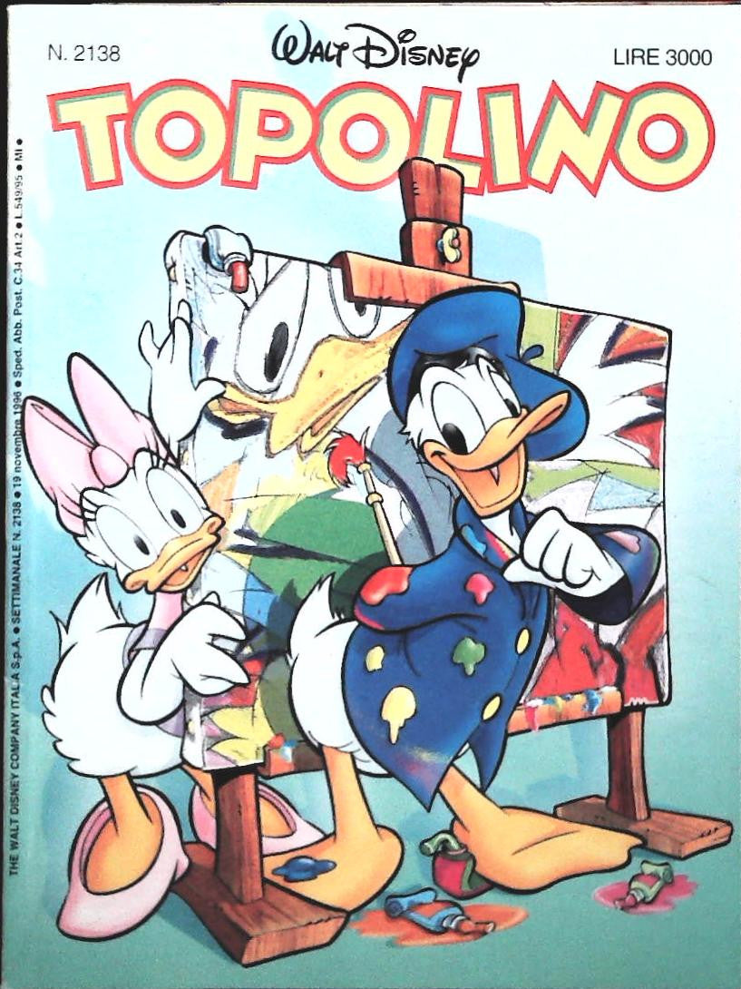 TOPOLINO N. 2138 - 19 NOVEMBRE 1996