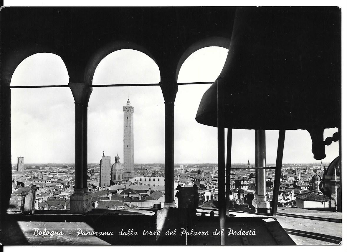 BOLOGNA - PANARAMA DALLA TORRE DEL PALAZZO DEL PODESTA' - V1962