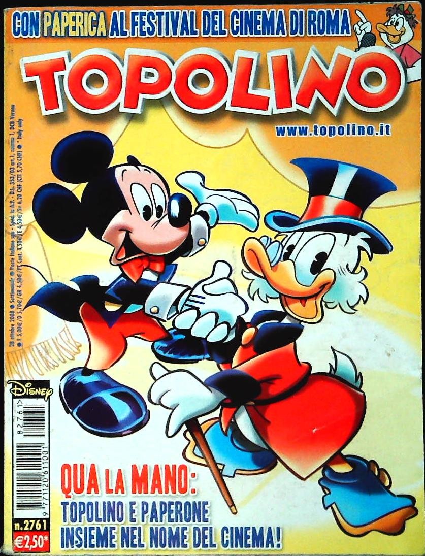 TOPOLINO N. 2761 - 28 OTTOBRE 2008