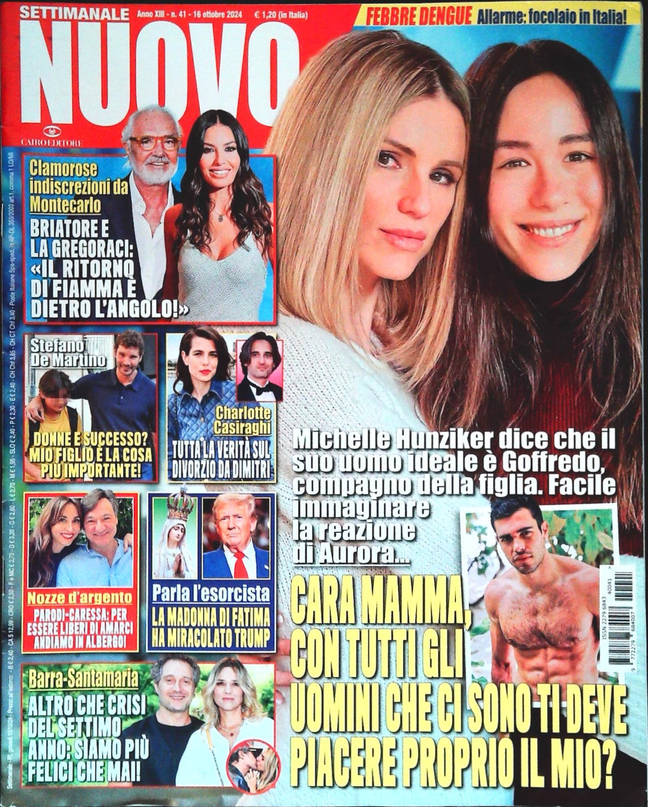 SETTIMANALE NUOVO -16 OTTOBRE 2024-HUNZIKER-BRIATORE-DE MARTINO-OUTLET DEL LIBRO