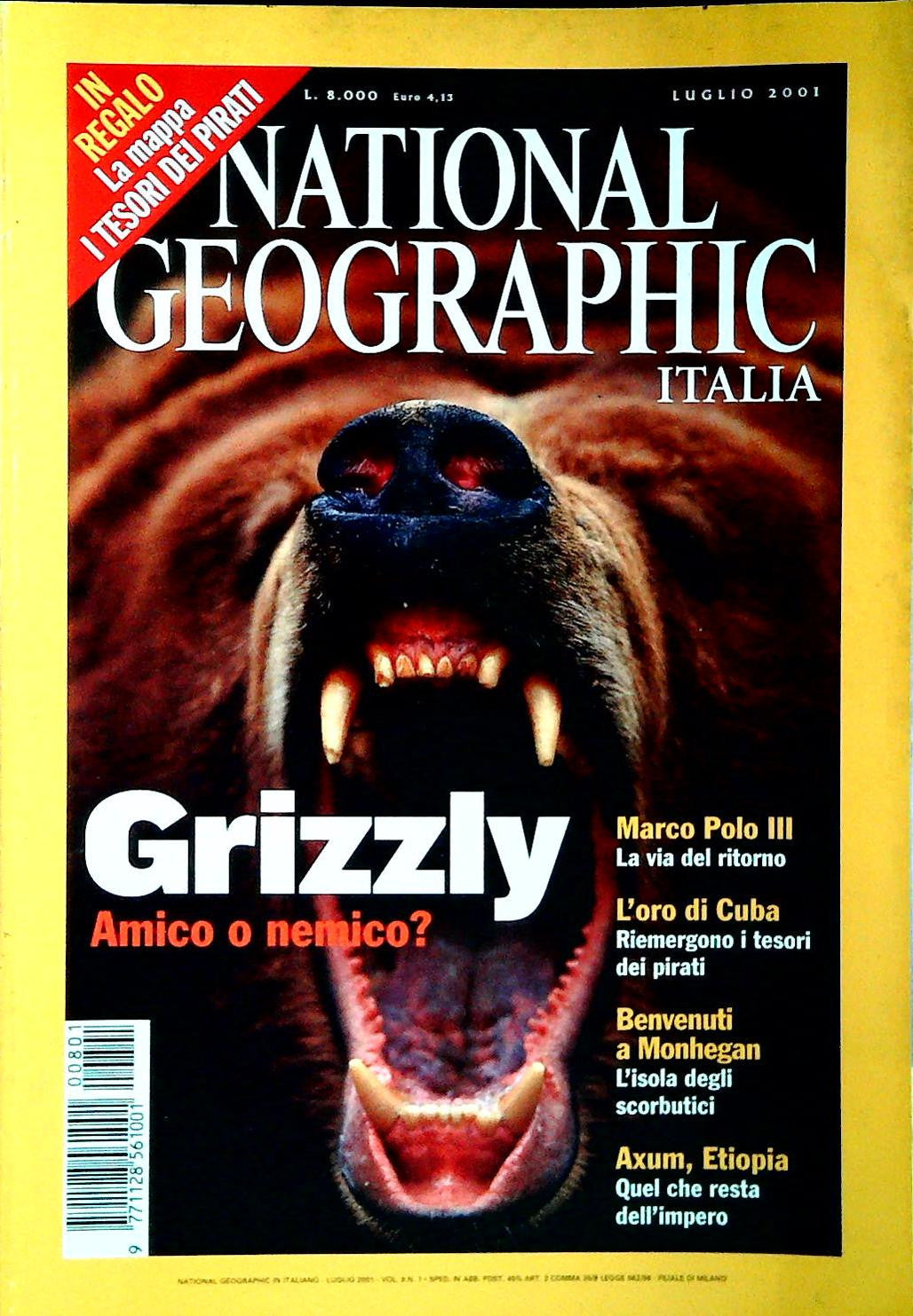 NATIONAL GEOGRAPHIC - LUGLIO 2001