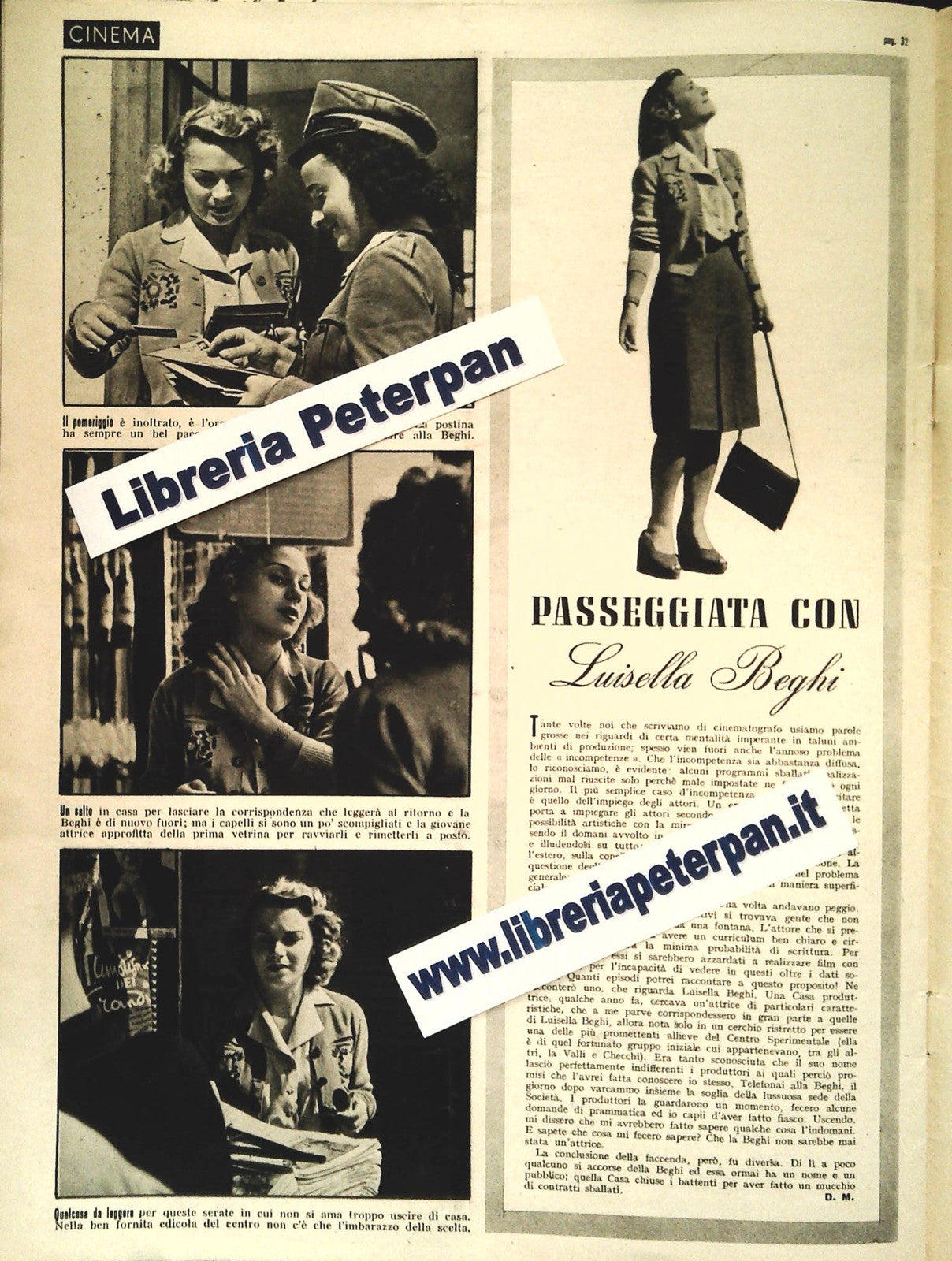 LUISELLA BEGHI - CLIPPING-RITAGLIO DI GIORNALE