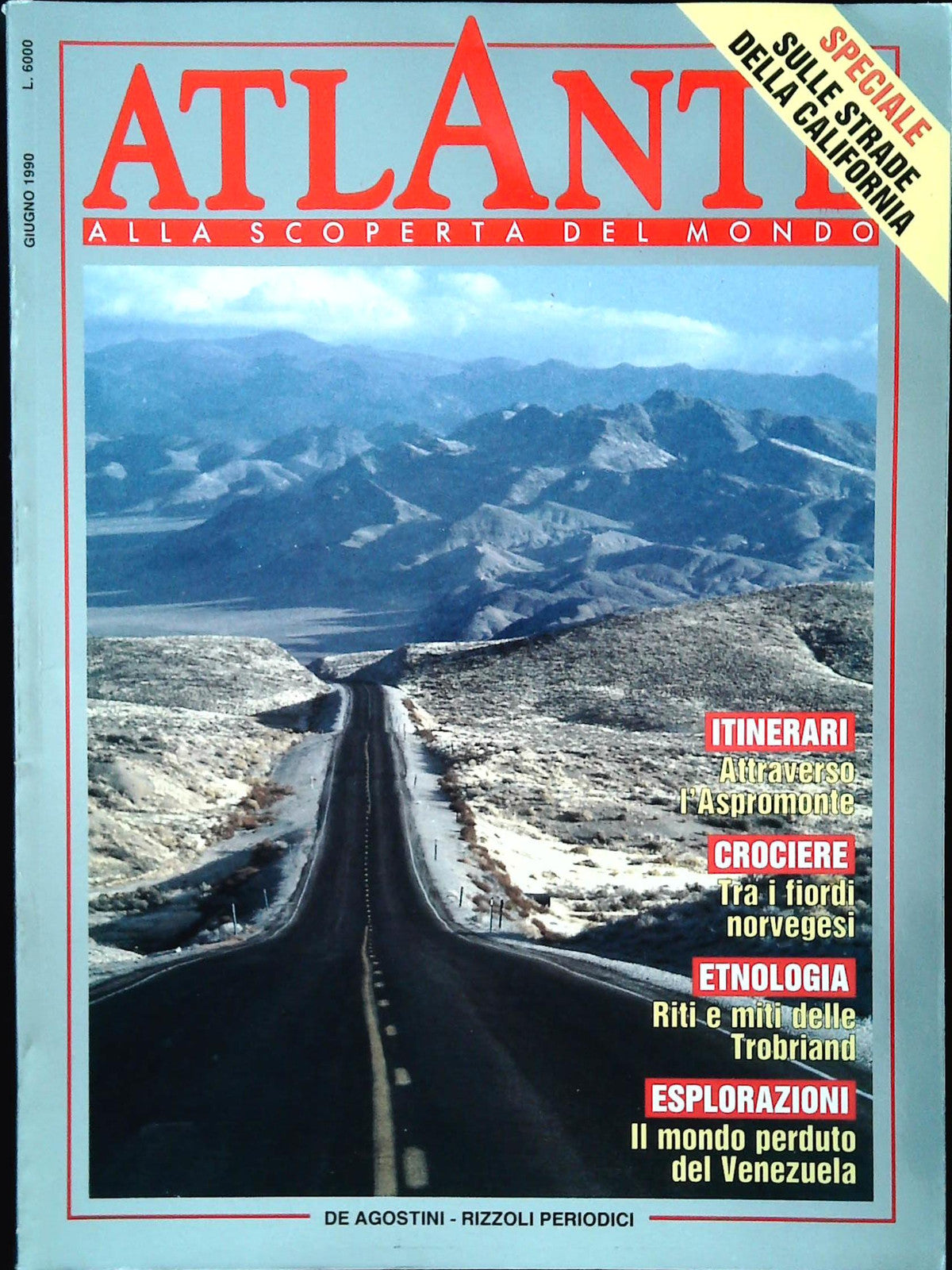 ATLANTE - GIUGNO 1990 - OUTLET DEL LIBRO