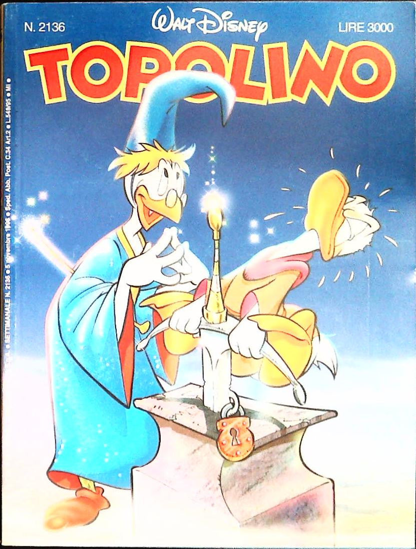 TOPOLINO N. 2136 - 5 NOVEMBRE 1996