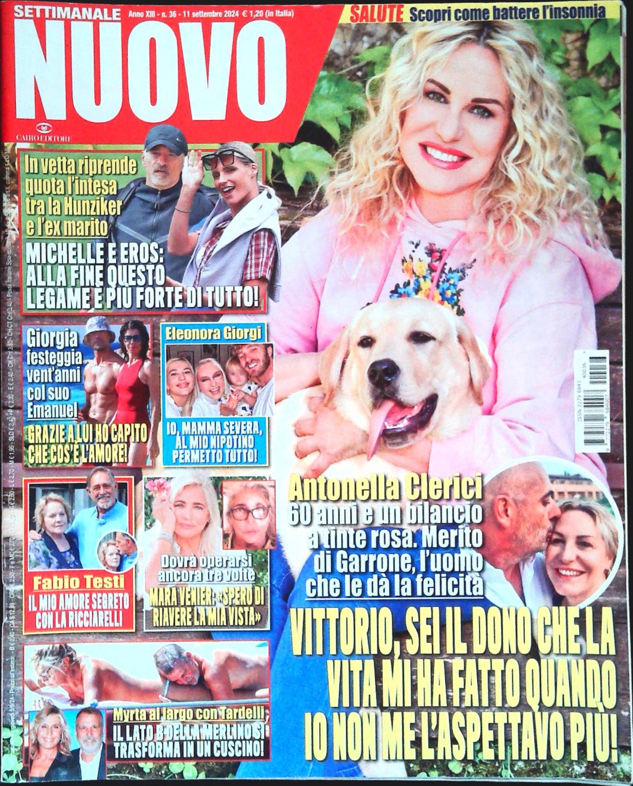 SETTIMANALE NUOVO - 11 SETTEMBRE 2024 - CLERICI-HUNZIKER-GIORGI-OUTLET DEL LIBRO