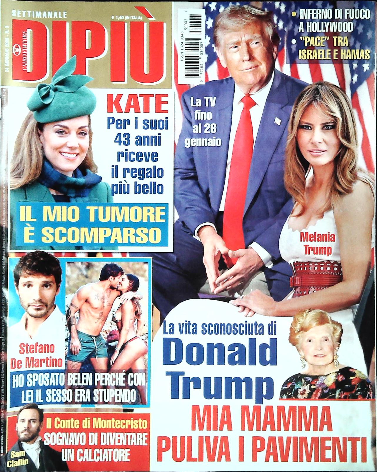 DI PIU' 24 GENNAIO 2025 - DE MARTINO - SAM CLAFIN - TRUMP - OUTLET DEL LIBRO