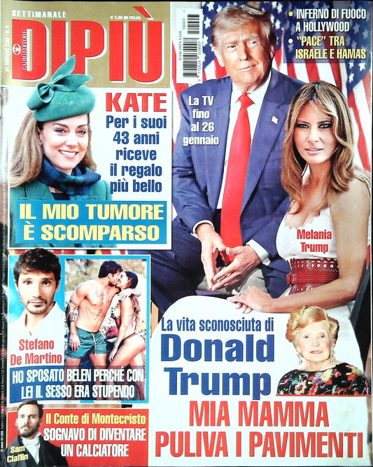 DI PIU' 24 GENNAIO 2025 - DE MARTINO - SAM CLAFIN - TRUMP - OUTLET DEL LIBRO