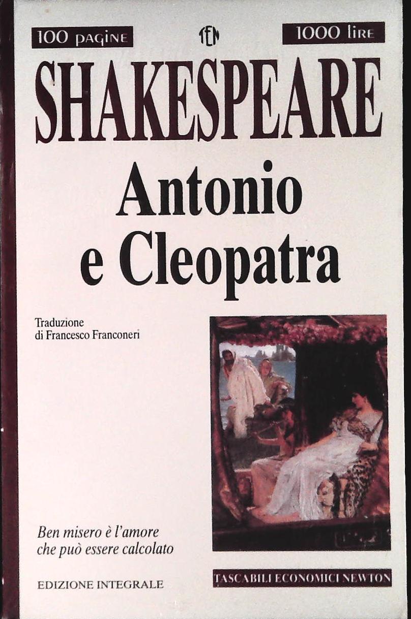 ANTONIO E CLEOPATRA - SHAKESPEARE - NEWTON  - OUTLET DEL LIBRO