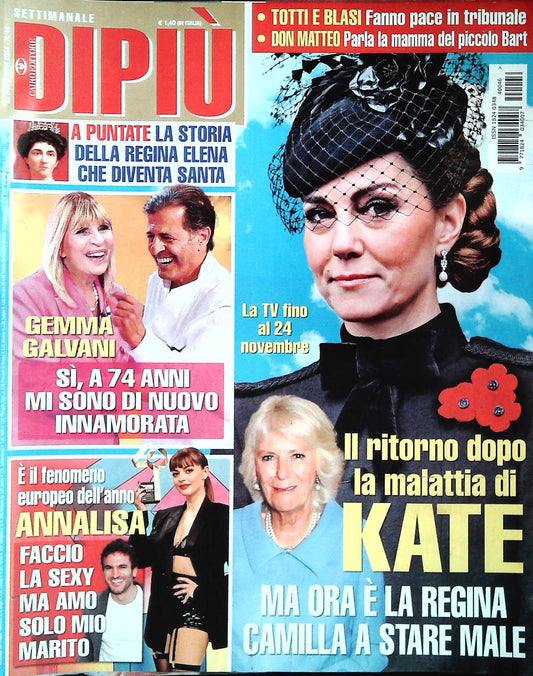 DI PIU' 22 NOVEMBRE 2024 - GEMMA - ANNALISA - TOTTI E BLASI - OUTLET DEL LIBRO