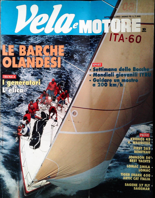 VELA E MOTORE SETTEMBRE 1993 - OUTLET DEL LIBRO