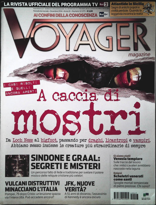 VOYAGER N. 27 DICEMBRE 2014 - CACCIA DI MOSTRI - OUTLET DEL LIBRO