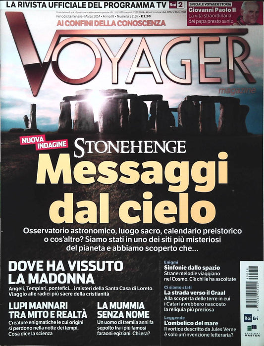 VOYAGER N. 18 MARZO 2014 - MESSAGGI DAL CIELO - OUTLET DEL LIBRO