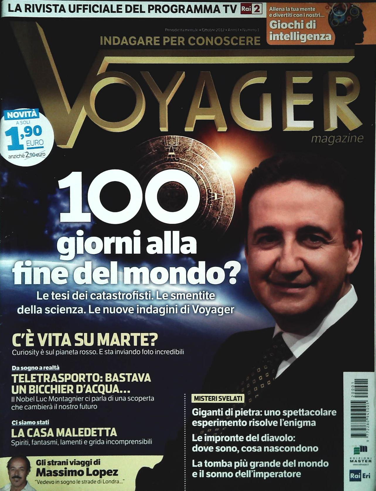 VOYAGER N. 1  2012 - 100 GIORNI ALLA FINE DEL MONDO - OUTLET DEL LIBRO